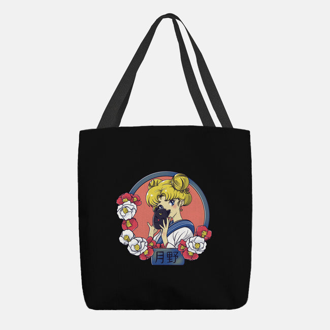 Tsuki No Usagi-None-Basic Tote-Bag-Freecheese