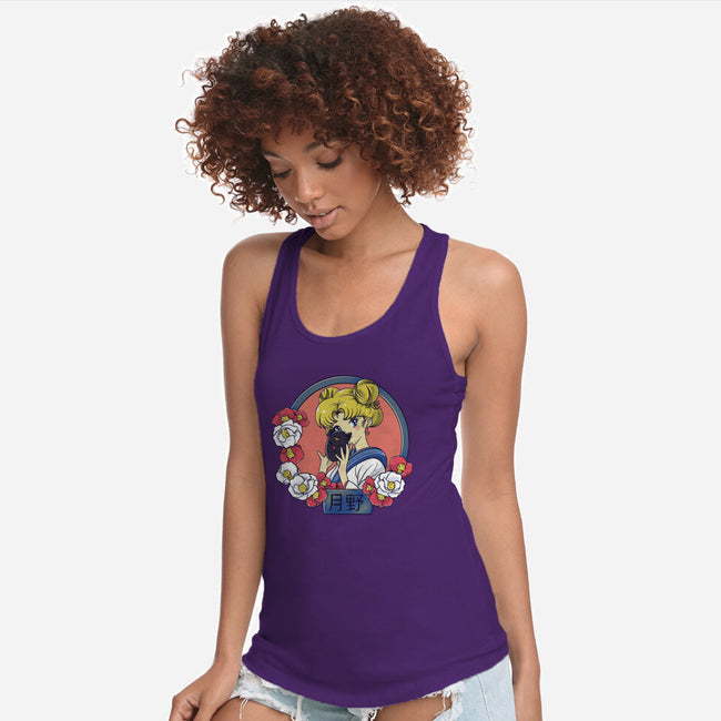 Tsuki No Usagi-Womens-Racerback-Tank-Freecheese