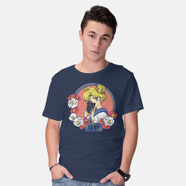 Tsuki No Usagi-Mens-Basic-Tee-Freecheese