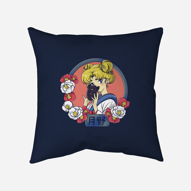 Tsuki No Usagi-None-Removable Cover w Insert-Throw Pillow-Freecheese