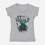 Peace Not War-Womens-V-Neck-Tee-CappO