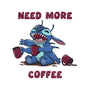 Need More Coffee-Womens-Fitted-Tee-Claudia
