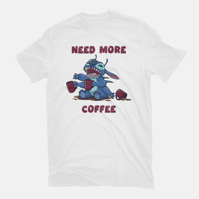 Need More Coffee-Womens-Basic-Tee-Claudia