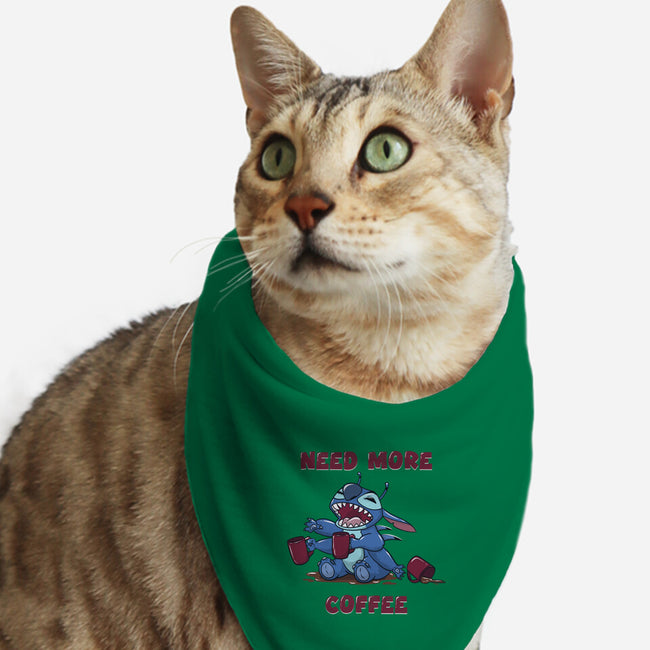 Need More Coffee-Cat-Bandana-Pet Collar-Claudia