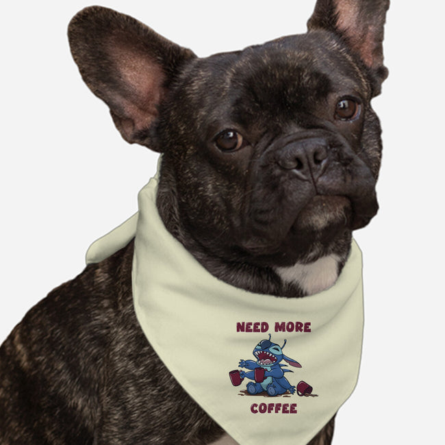 Need More Coffee-Dog-Bandana-Pet Collar-Claudia