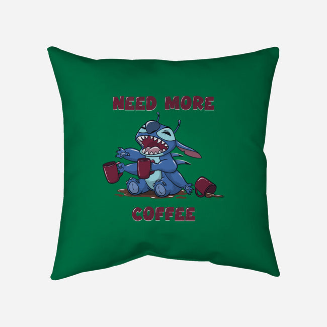 Need More Coffee-None-Removable Cover w Insert-Throw Pillow-Claudia