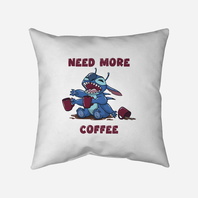 Need More Coffee-None-Removable Cover w Insert-Throw Pillow-Claudia