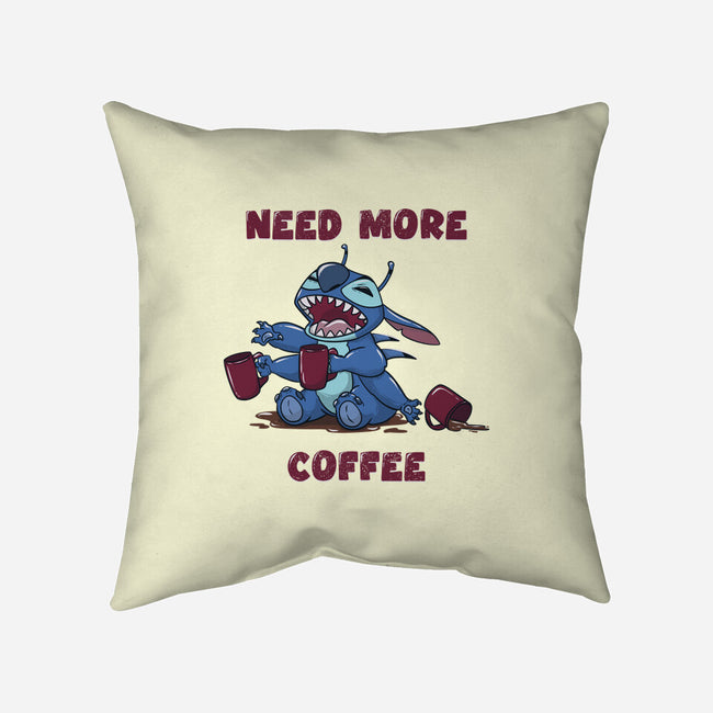 Need More Coffee-None-Removable Cover-Throw Pillow-Claudia