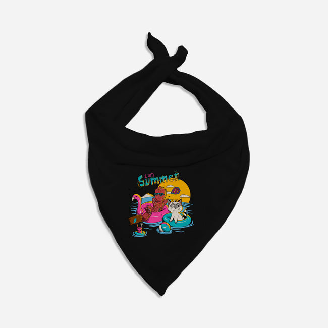 I Am Summer-Cat-Bandana-Pet Collar-leepianti