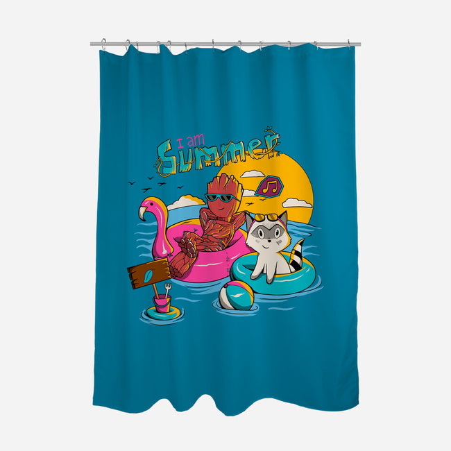 I Am Summer-None-Polyester-Shower Curtain-leepianti