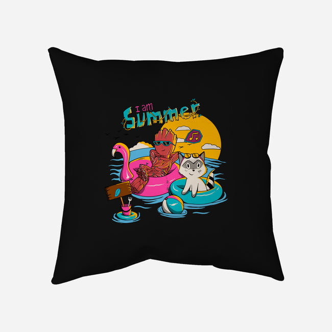 I Am Summer-None-Removable Cover-Throw Pillow-leepianti