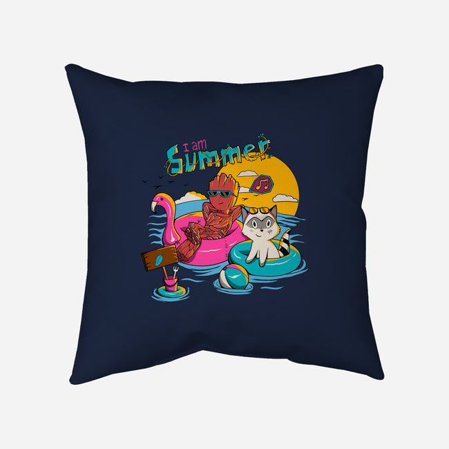 I Am Summer-None-Removable Cover-Throw Pillow-leepianti