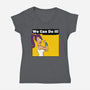 We Can Do It-Womens-V-Neck-Tee-intheo9