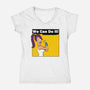 We Can Do It-Womens-V-Neck-Tee-intheo9