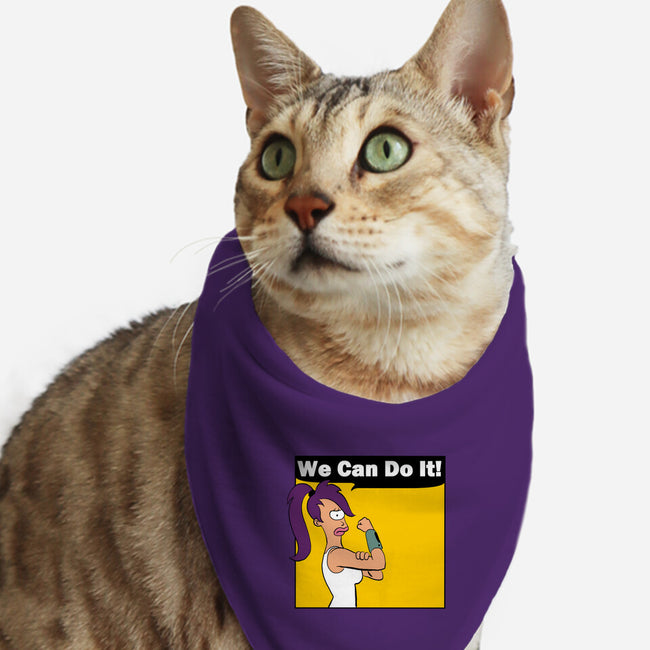 We Can Do It-Cat-Bandana-Pet Collar-intheo9