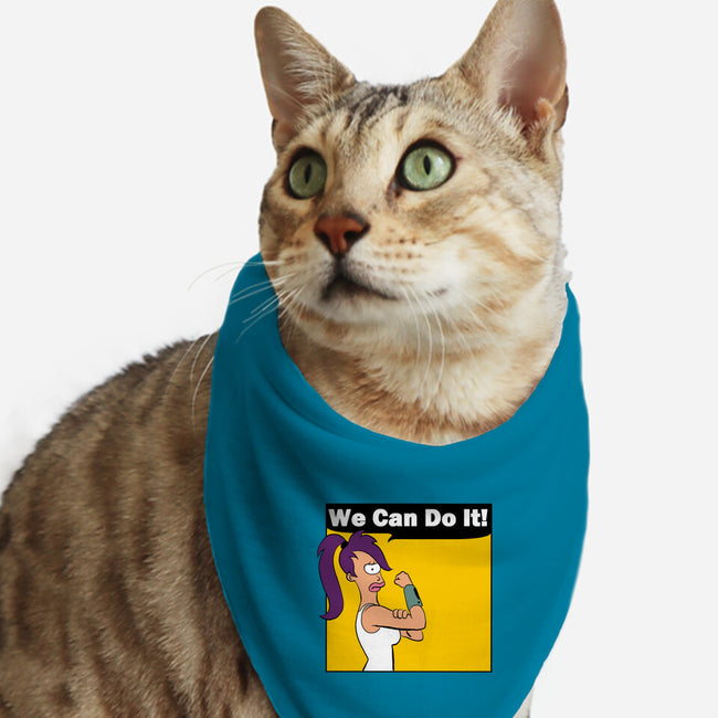 We Can Do It-Cat-Bandana-Pet Collar-intheo9