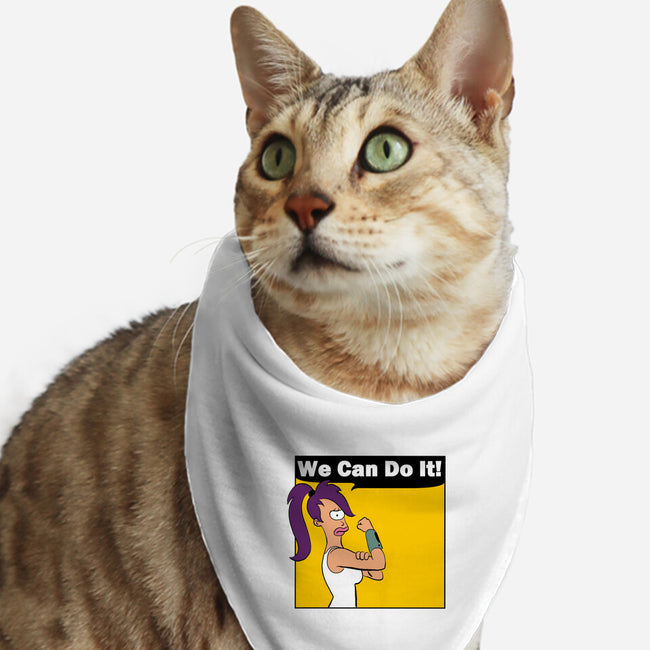 We Can Do It-Cat-Bandana-Pet Collar-intheo9