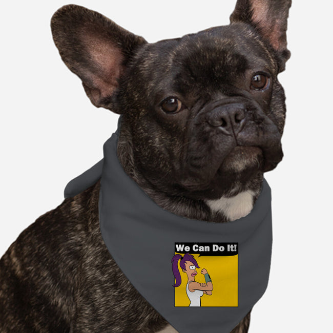 We Can Do It-Dog-Bandana-Pet Collar-intheo9