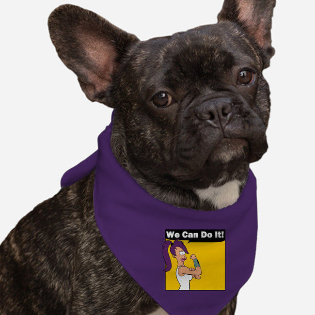 We Can Do It-Dog-Bandana-Pet Collar-intheo9