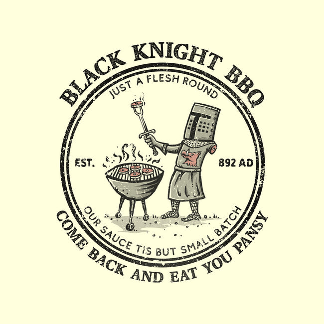 Black Knight BBQ-None-Non-Removable Cover w Insert-Throw Pillow-kg07