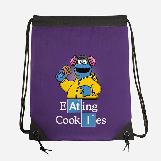 Eating Cookies-None-Drawstring-Bag-Barbadifuoco