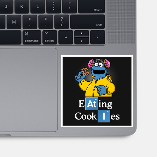 Eating Cookies-None-Glossy-Sticker-Barbadifuoco