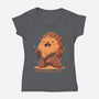 Wookie Love-Womens-V-Neck-Tee-fanfreak1