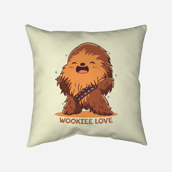 Wookie Love-None-Removable Cover-Throw Pillow-fanfreak1