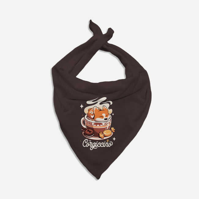 Corgi Coffee Break-Dog-Bandana-Pet Collar-Snouleaf