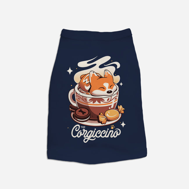 Corgi Coffee Break-Cat-Basic-Pet Tank-Snouleaf