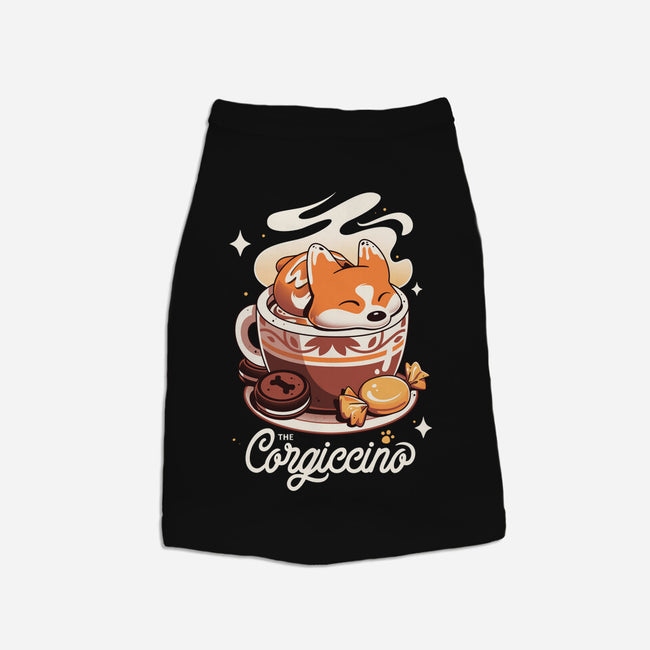 Corgi Coffee Break-Dog-Basic-Pet Tank-Snouleaf