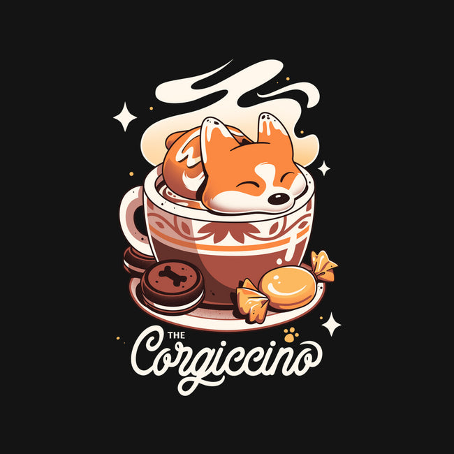 Corgi Coffee Break-None-Glossy-Sticker-Snouleaf