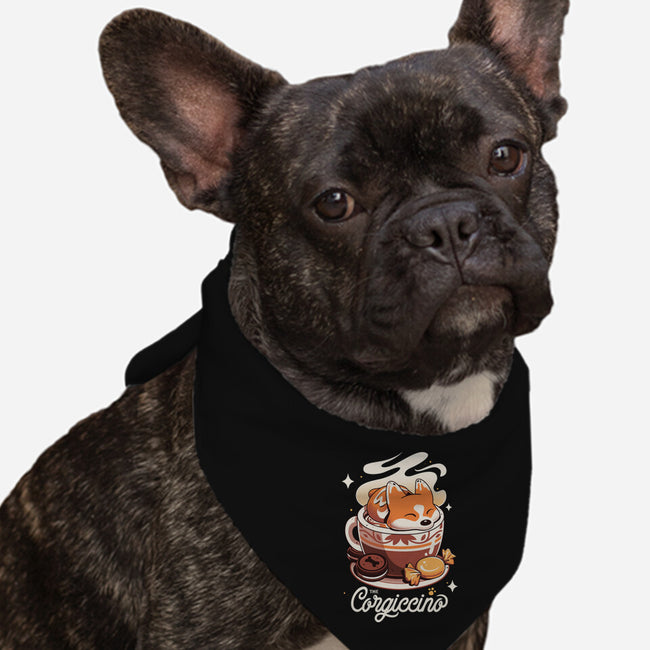 Corgi Coffee Break-Dog-Bandana-Pet Collar-Snouleaf