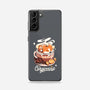 Corgi Coffee Break-Samsung-Snap-Phone Case-Snouleaf