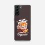 Corgi Coffee Break-Samsung-Snap-Phone Case-Snouleaf