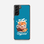 Corgi Coffee Break-Samsung-Snap-Phone Case-Snouleaf