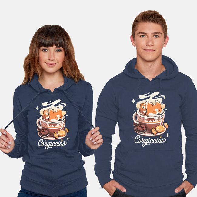 Corgi Coffee Break-Unisex-Pullover-Sweatshirt-Snouleaf