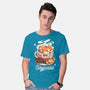 Corgi Coffee Break-Mens-Basic-Tee-Snouleaf