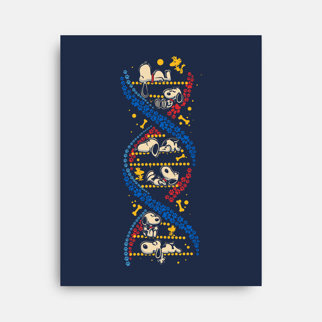 Beagles DNA-None-Stretched-Canvas-erion_designs