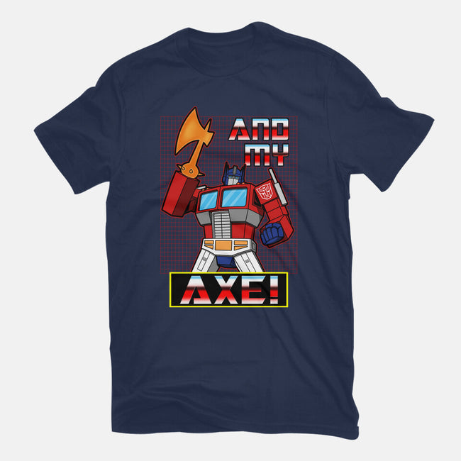 Cybertronian Axe-Womens-Fitted-Tee-Boggs Nicolas