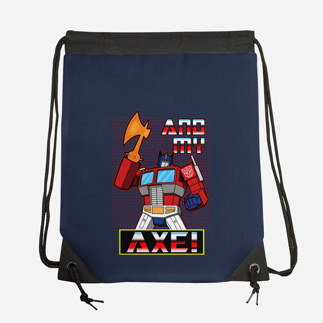 Cybertronian Axe-None-Drawstring-Bag-Boggs Nicolas