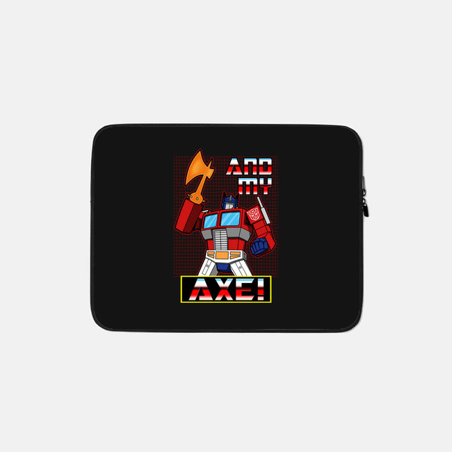 Cybertronian Axe-None-Zippered-Laptop Sleeve-Boggs Nicolas