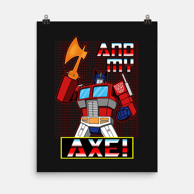 Cybertronian Axe-None-Matte-Poster-Boggs Nicolas