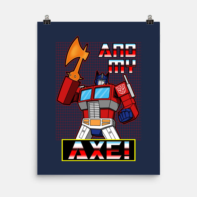 Cybertronian Axe-None-Matte-Poster-Boggs Nicolas