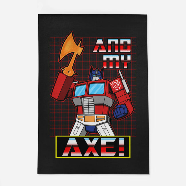 Cybertronian Axe-None-Outdoor-Rug-Boggs Nicolas