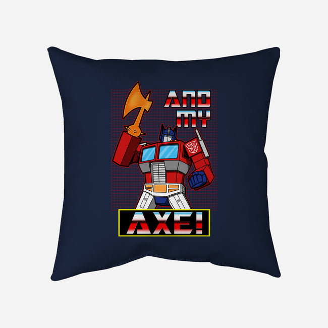 Cybertronian Axe-None-Removable Cover w Insert-Throw Pillow-Boggs Nicolas