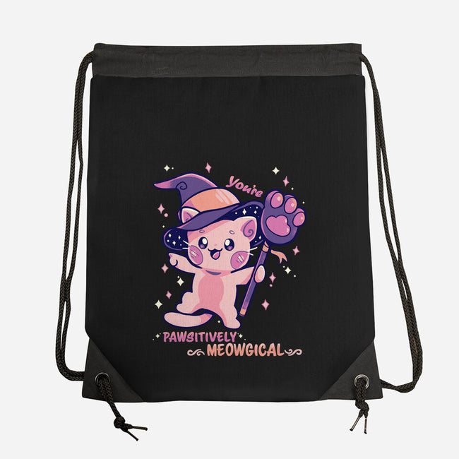 PAWsitively MEOWgical-None-Drawstring-Bag-TechraNova