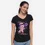 PAWsitively MEOWgical-Womens-V-Neck-Tee-TechraNova