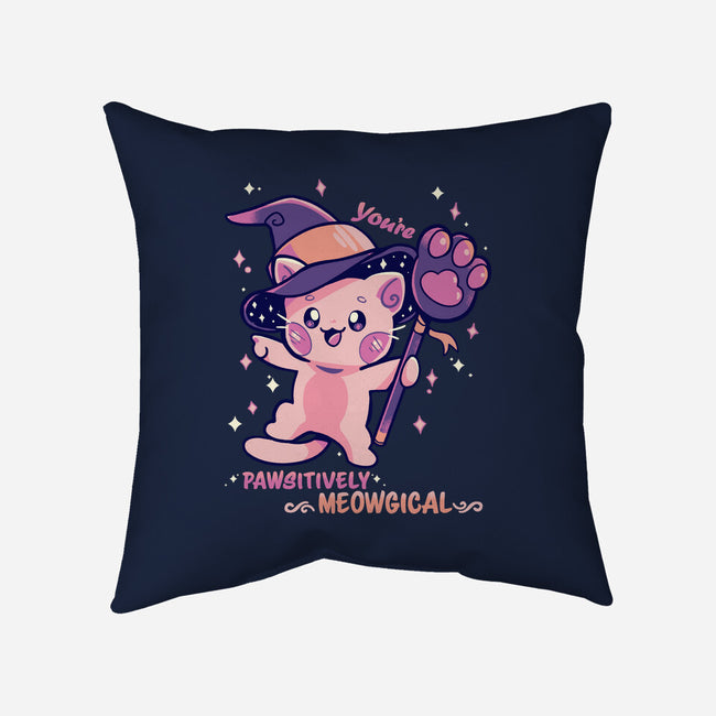 PAWsitively MEOWgical-None-Non-Removable Cover w Insert-Throw Pillow-TechraNova