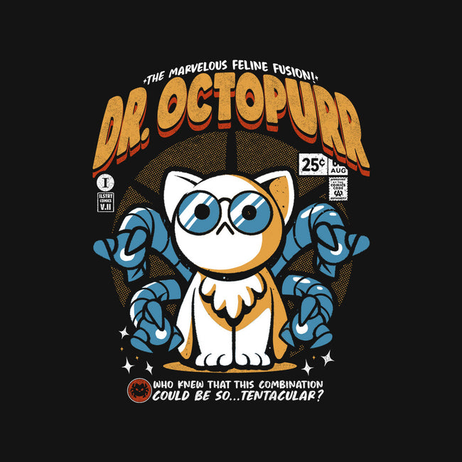 Doctor Octopurr-None-Non-Removable Cover w Insert-Throw Pillow-ilustrata